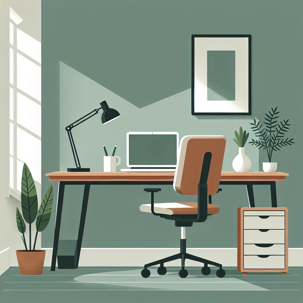 Incorporating Plants for a Calming Workspace